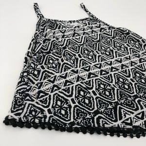 Epic Threads girl Pom Pom tank top small